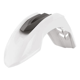 POLISPORT SUPERMOTO LINE FRONT FENDER - WHITE