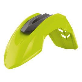 POLISPORT SUPERMOTO LINE FRONT FENDER - YELLOW FLUO