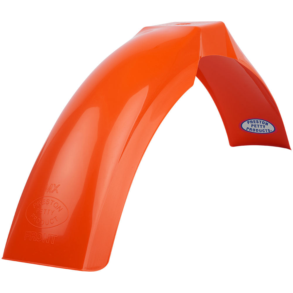 POLISPORT PRESTON PETTY MX FRONT FENDER - DARK ORANGE