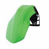 POLISPORT FREE FLOW UNIVERSAL FRONT FENDER - KAWASAKI GREEN