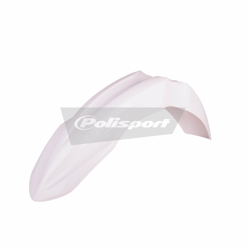 POLISPORT FRONT FENDER KAWASAKI KX250F 13-16/KX450F 13-15 - WHITE