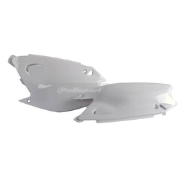POLISPORT SIDE COVERS KAWASAKI KX125/250 03-08 - WHITE