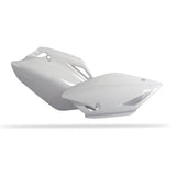 POLISPORT SIDE COVERS HONDA CRF150R 07-17 - WHITE