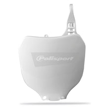 Load image into Gallery viewer, POLISPORT FRONT NUMBER PLATE YZ/YZF - WHITE
