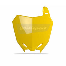 Load image into Gallery viewer, POLISPORT FRONT NUMBER PLATE SUZUKI RM-Z250 10-17/RM-Z450 08-17 - YELLOW