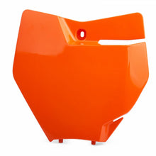Load image into Gallery viewer, POLISPORT FRONT NUMBER PLATE KTM SX/SX-F 16-17 - ORANGE