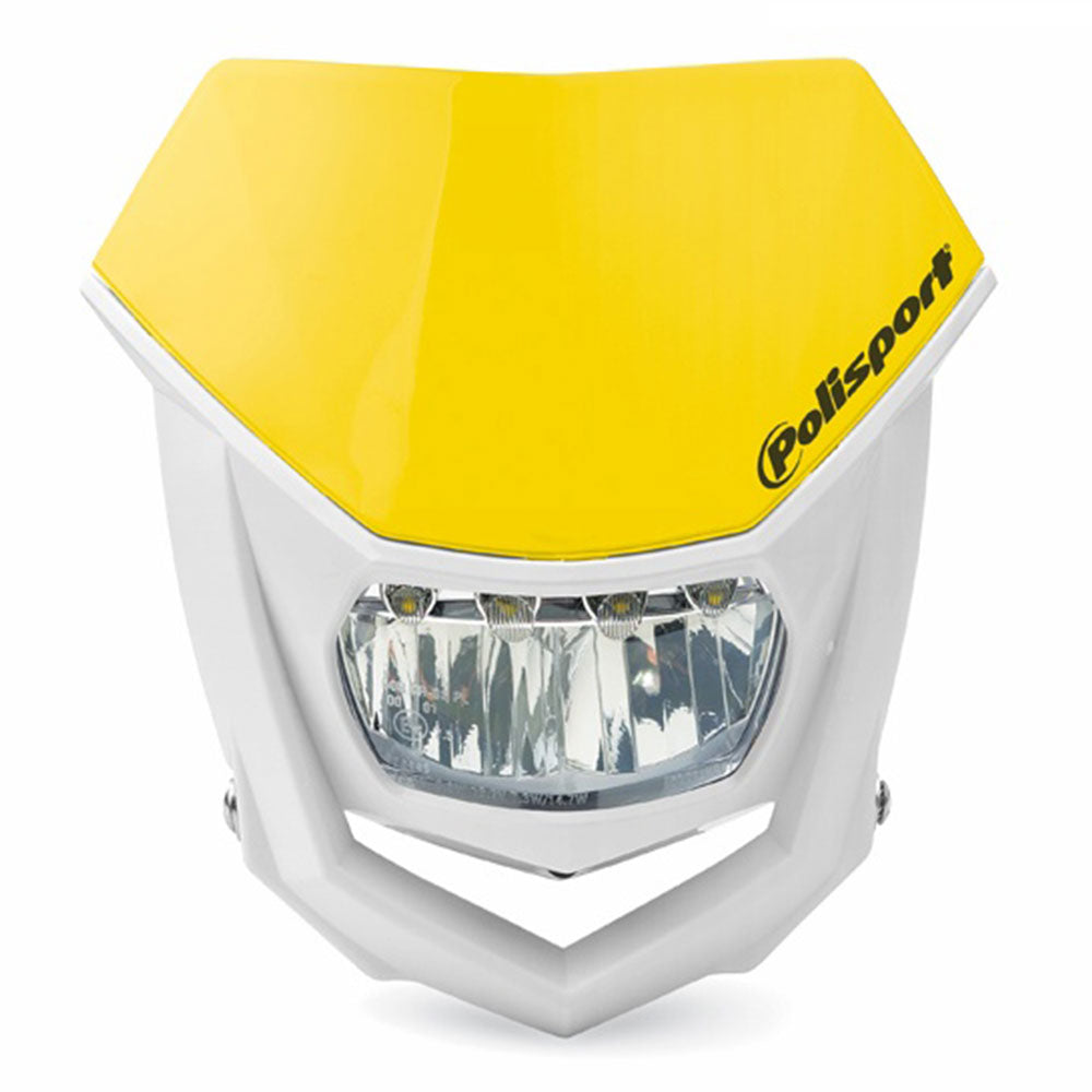 POLISPORT HALO LED HEADLIGHT - YELLOW