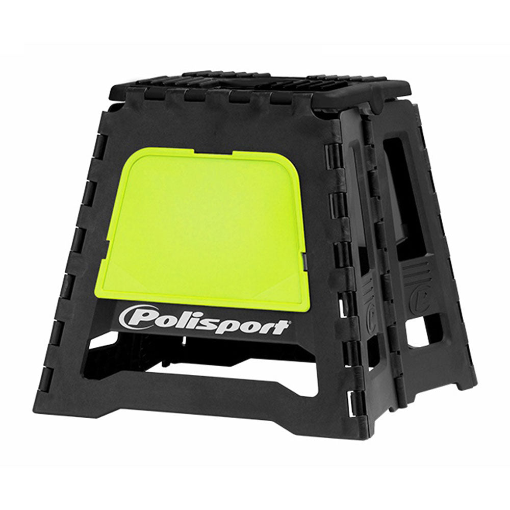 POLISPORT FOLDING BIKE STAND - FLUORO YELLOW