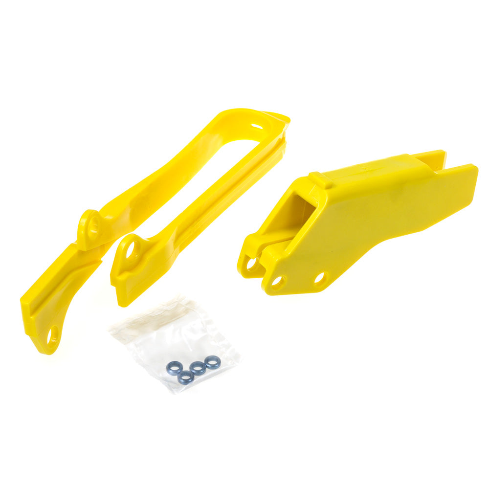 POLISPORT CHAIN GUIDE & SLIDER KIT SUZUKI RM-Z250 10-11/RM-Z450 10-17 - YELLOW