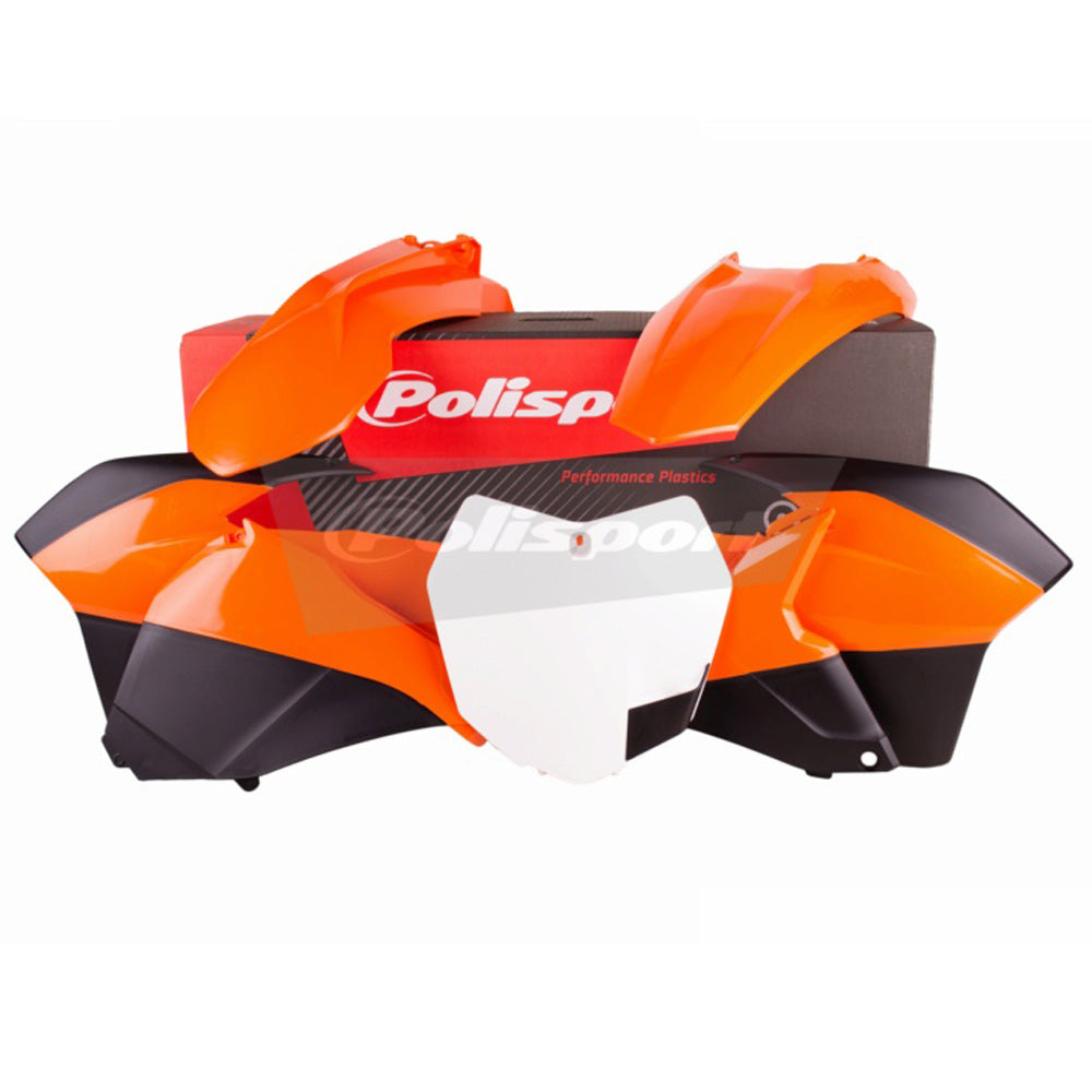 POLISPORT PLASTICS ENDURO KIT KTM EXC/EXC-F 14-16 - 2014 OEM COLOUR