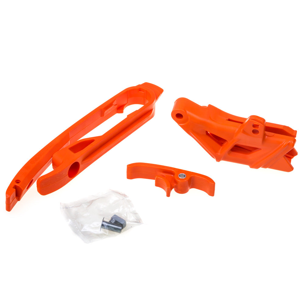 POLISPORT CHAIN GUIDE & SLIDER KIT KTM SX/SX-F - ORANGE