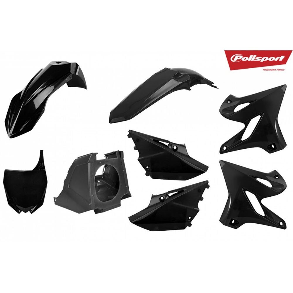 POLISPORT MX KIT - RESTYLE - YAMAHA YZ125/250 02-19 - BLACK - INCLUDES AIRBOX