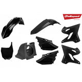 POLISPORT MX KIT - RESTYLE - YAMAHA YZ125/250 02-19 - BLACK - INCLUDES AIRBOX