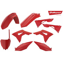 Load image into Gallery viewer, POLISPORT PLASTICS MX KIT HONDA CRF250R 18-21/CRF450R 17-20 - RED