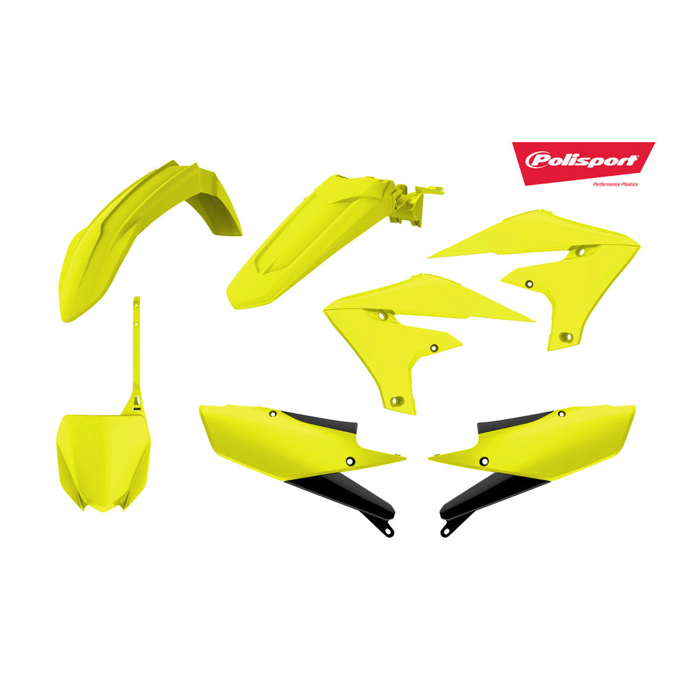 POLISPORT MX KIT YAM YZ250F 19-23/YZ450F 18-22 - FLUORO YELLOW - INCLUDES FORK GUARDS