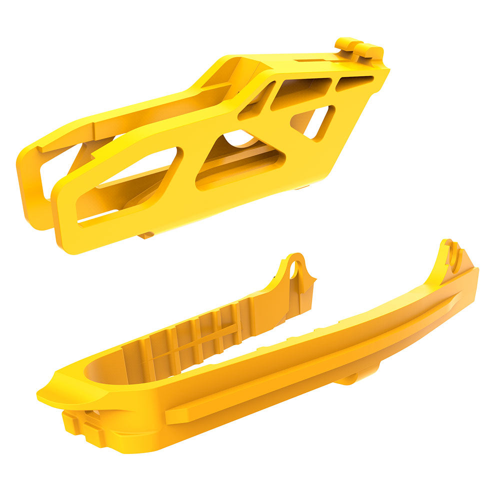 POLISPORT CHAIN GUIDE & SLIDER KIT SUZUKI RM-Z250 19/RM-Z450 18-19 - YELLOW