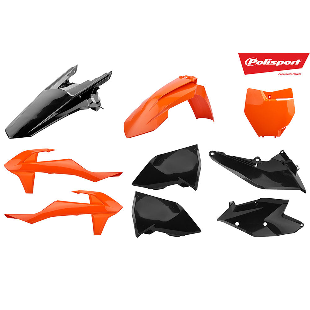 POLISPORT MX KIT KTM SX/SX-F 125-450 16-18 - ORANGE/BLACK