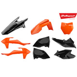 POLISPORT MX KIT KTM EXC/EXC-F MODELS 17-19 - ORANGE/BLACK