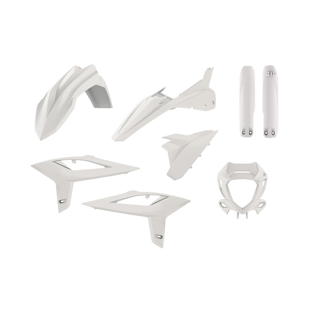 POLISPORT ENDURO KIT BETA RR 2T/4T 20-22 - WHITE (INCL HEADLIGHT SURROUND & FORK GUARDS)