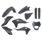 POLISPORT ENDURO KIT GASGAS EC/EC-F 21-23 - NARDO GREY (INCL. HEADLIGHT SURROUND & FORK GUARDS)