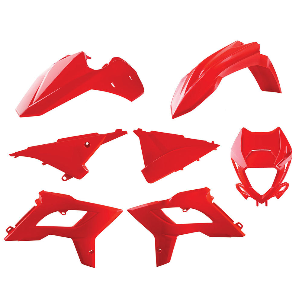 POLISPORT MX RE-STYLE KIT BETA RR 2T/4T 13-17 - RED (INCL. HEADLIGHT SURROUND)