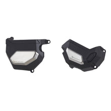 Load image into Gallery viewer, POLISPORT CLUTCH &amp; ALTERNATOR COVER KIT YAMAHA MT09 14-20/XSR900 15-22 - BLACK/SILVER