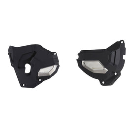POLISPORT CLUTCH & ALTERNATOR COVER KIT HONDA CB650/CBR650 14-20 - BLACK/SILVER
