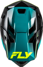 Load image into Gallery viewer, Fly Racing Rayce MTB Repeat Youth Helmet - Black/Teal/Hi-Vis