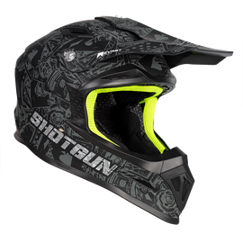 RXT SG-1 Ultra+ Shotgun All-In Matte Black/Grey Helmet
