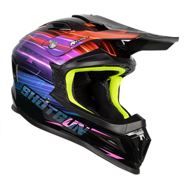 RXT SG-1 Ultra+ Shotgun Blur Gloss Black/Pink Helmet