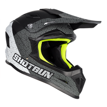 Load image into Gallery viewer, RXT SG-1 Ultra+ Shotgun Prism Matte Black/Grey/White Helmet