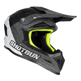 RXT SG-1 Ultra+ Shotgun Prism Matte Black/Grey/White Helmet