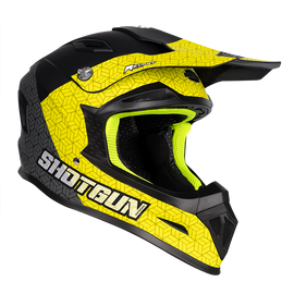 RXT SG-1 Ultra+ Shotgun Prism Matte Black/Grey/Yellow Helmet