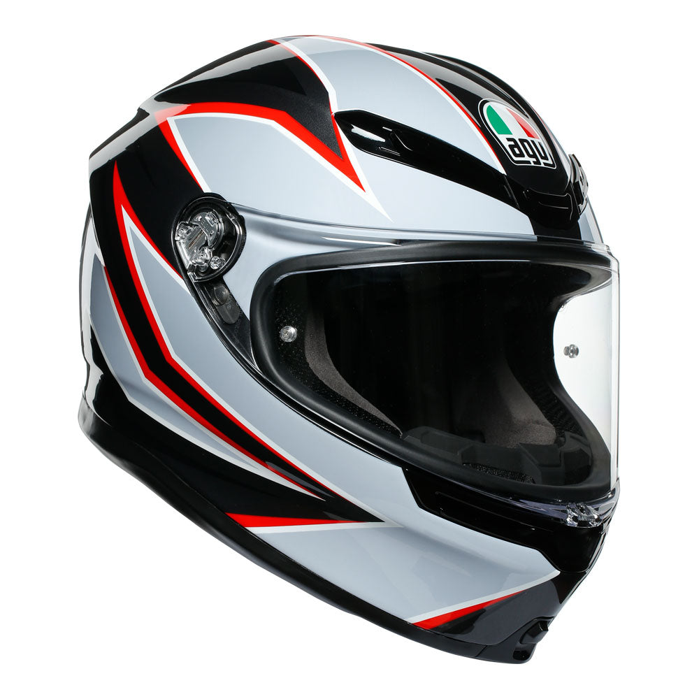 AGV K6 - FLASH MATT/GREY/RED