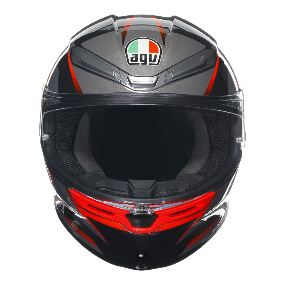 AGV K6 -LASHCUT BLACK/RED