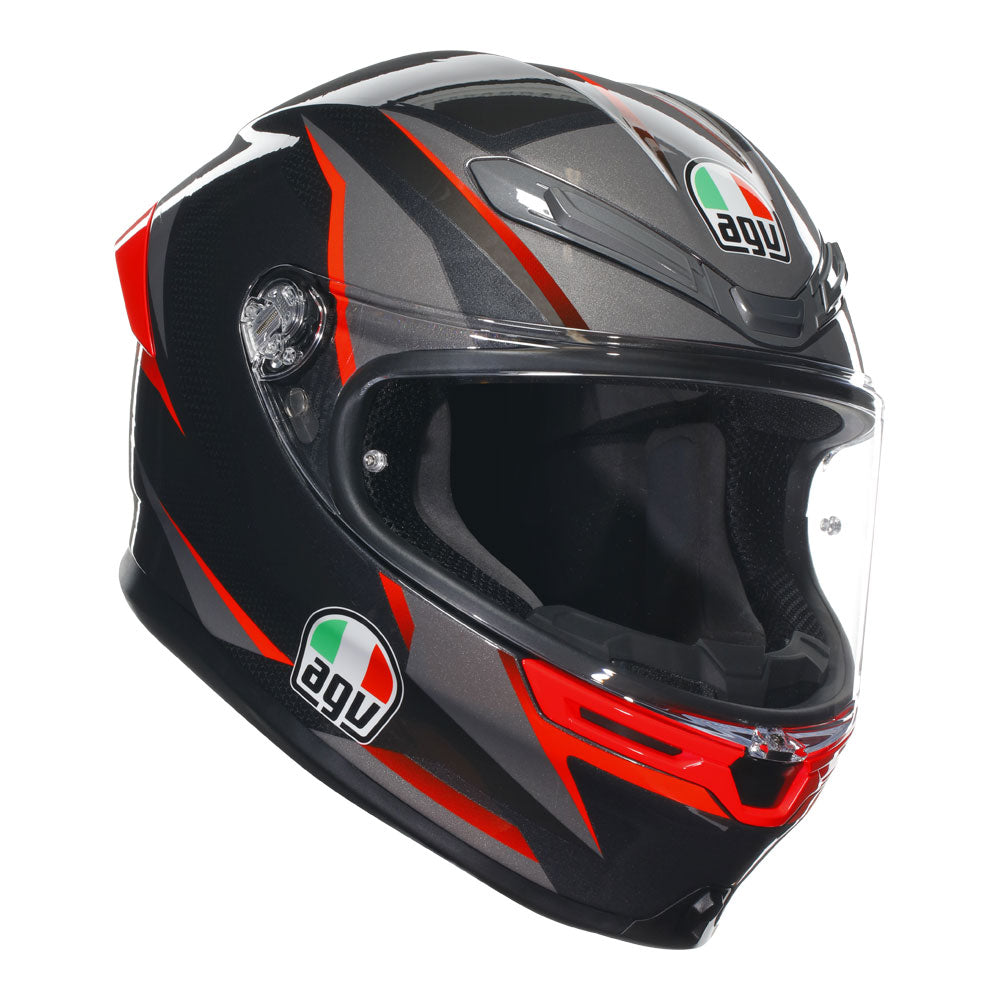 AGV K6 -LASHCUT BLACK/RED