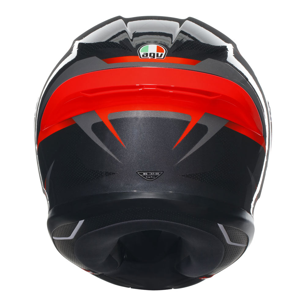 AGV K6 -LASHCUT BLACK/RED