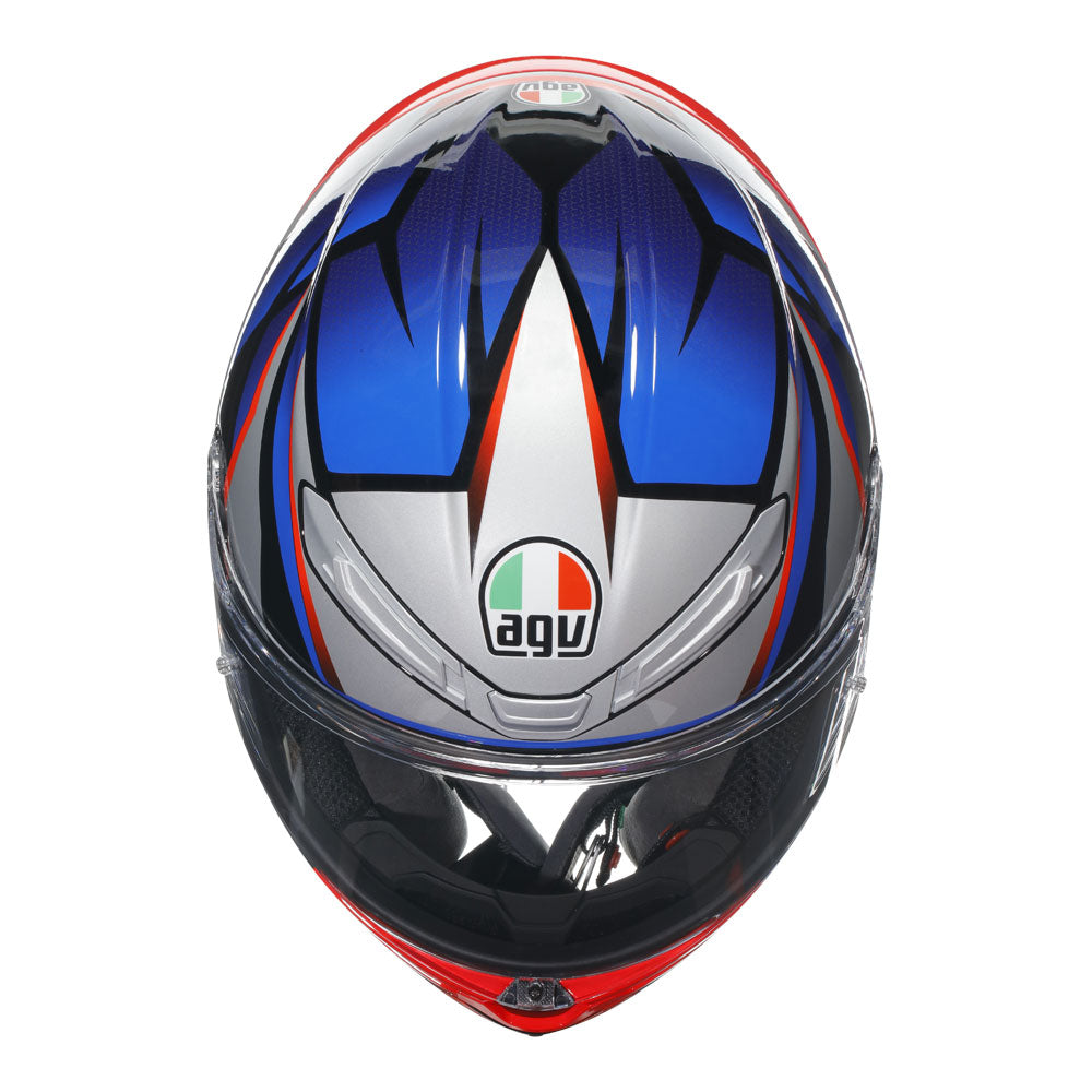 AGV K6 -LASHCUT BLUE/RED