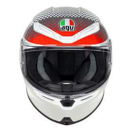 AGV K6 -  FISION WHITE/RED/LIGHT GREY