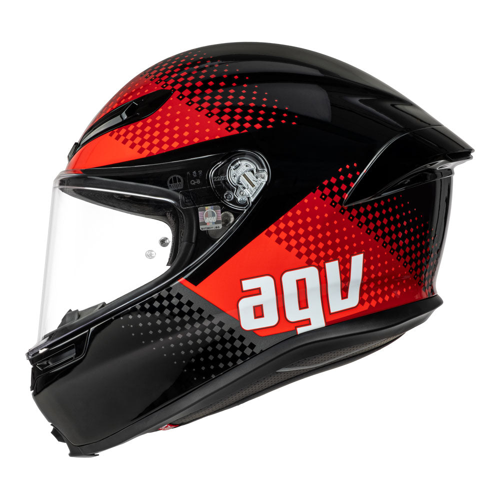 AGV K6 -  FISION BLACK/RED