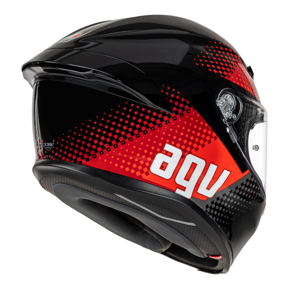 AGV K6 -  FISION BLACK/RED