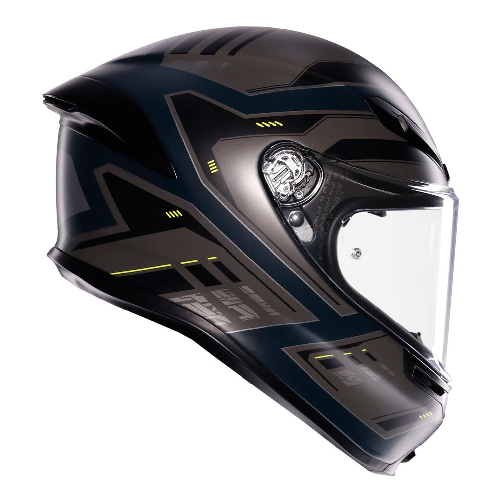 AGV K6 - ENHANCE MATT GREY/YELLOW FLURO