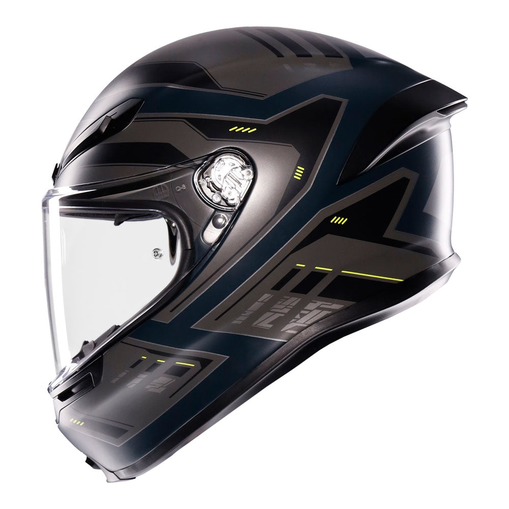AGV K6 - ENHANCE MATT GREY/YELLOW FLURO