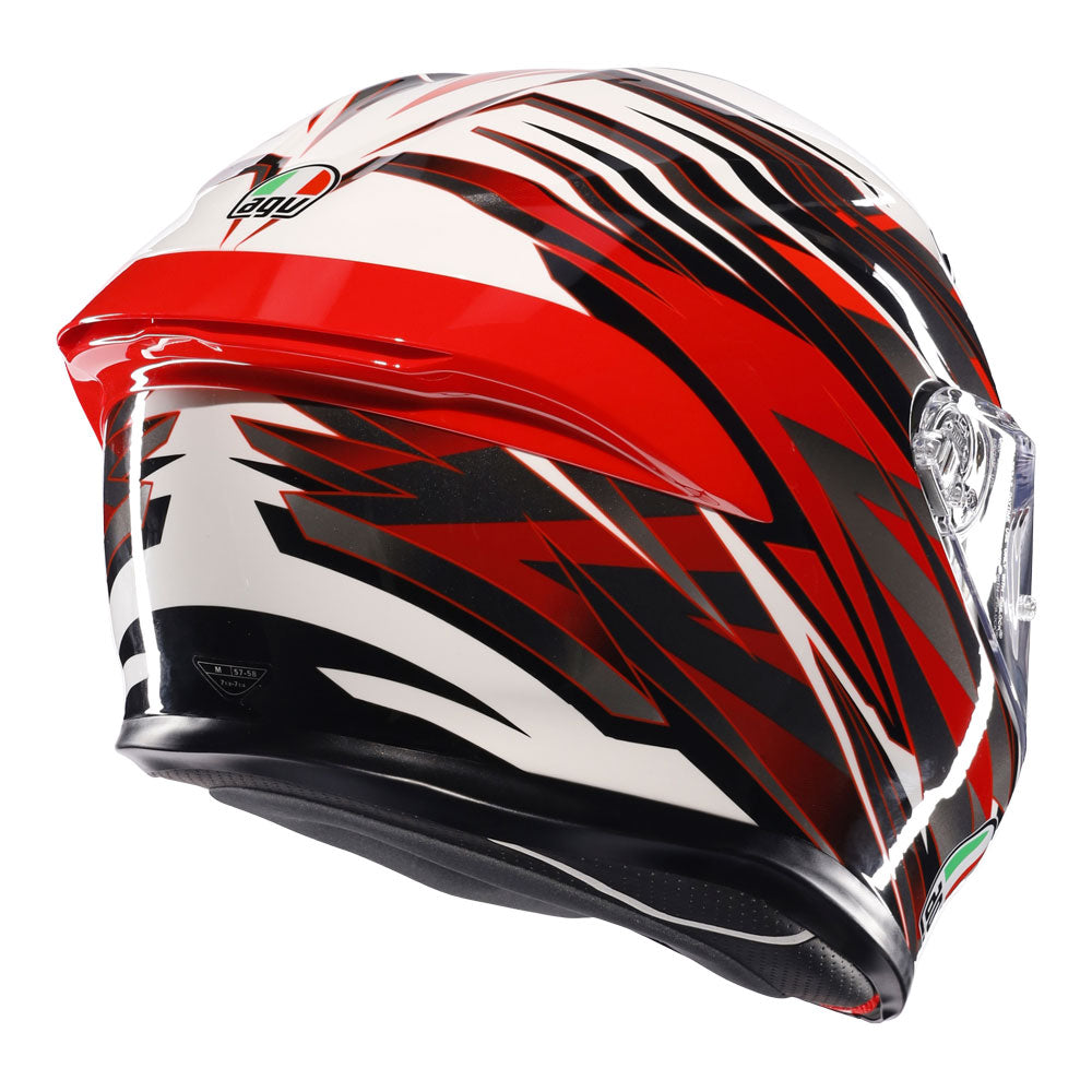 AGV K6 - REEVAL WHITE/RED/GREY