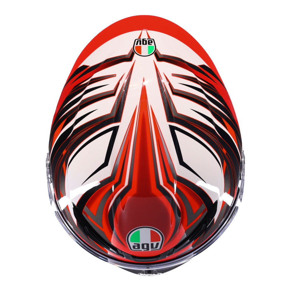 AGV K6 - REEVAL WHITE/RED/GREY