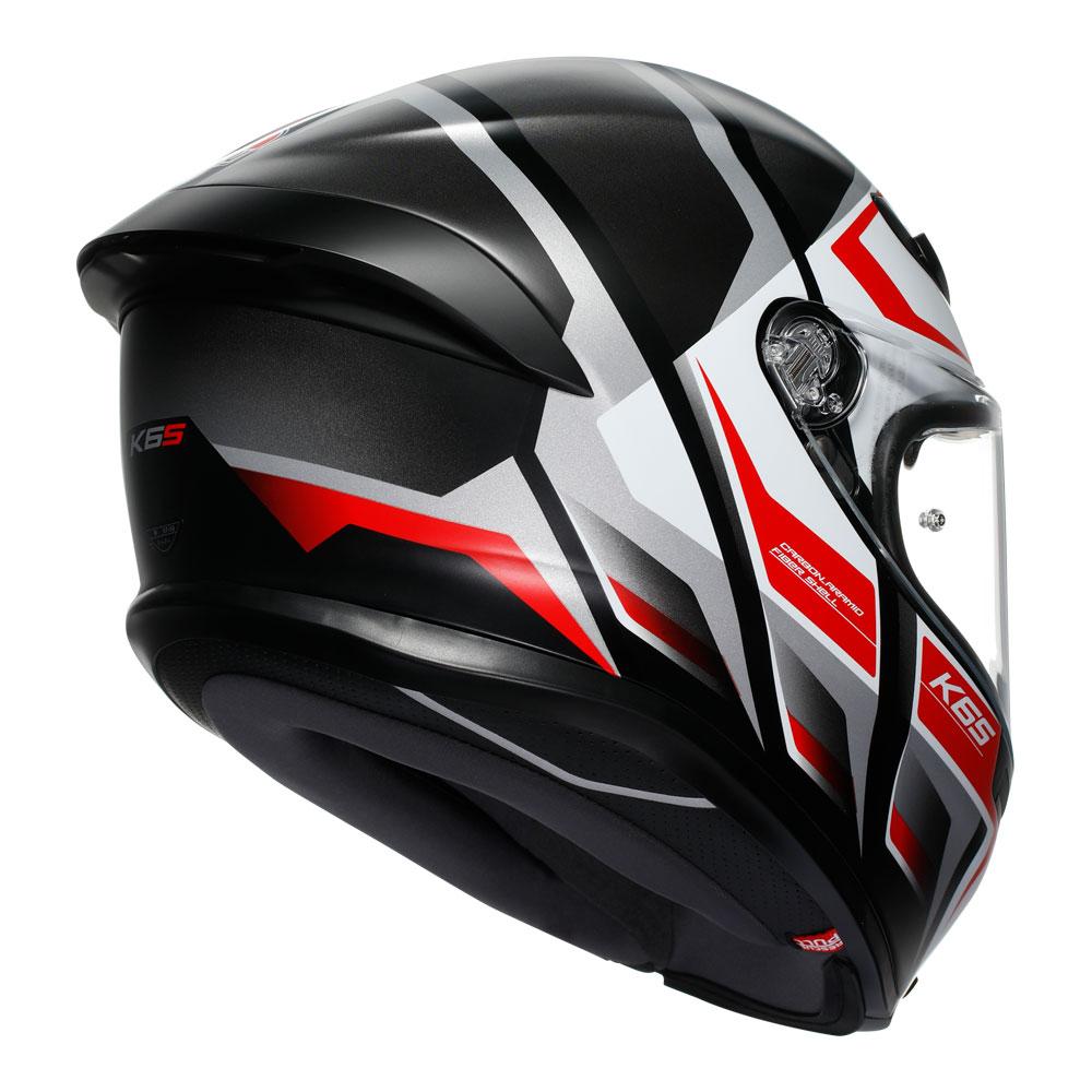 AGV K6 S - KARVE BLACK/WHITE/RED