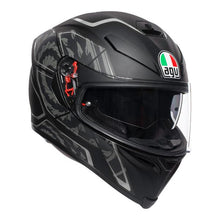 Load image into Gallery viewer, AGV K5 S Tornado Motorcycle Helmet -  Matt Black/Silver