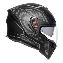 Load image into Gallery viewer, AGV K5 S Tornado Motorcycle Helmet -  Matt Black/Silver