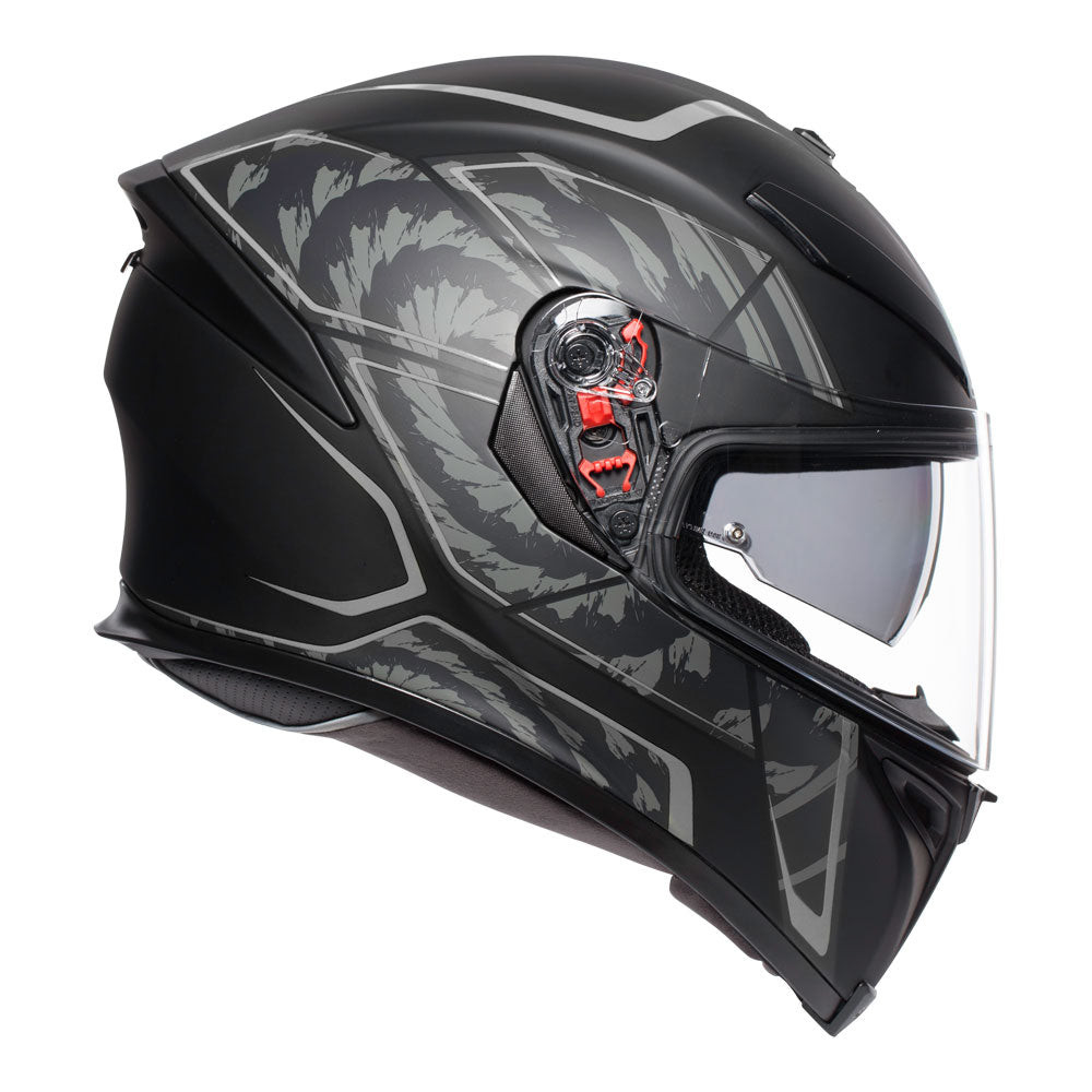 AGV K5 - TORNADO MATT BLACK/SILVER