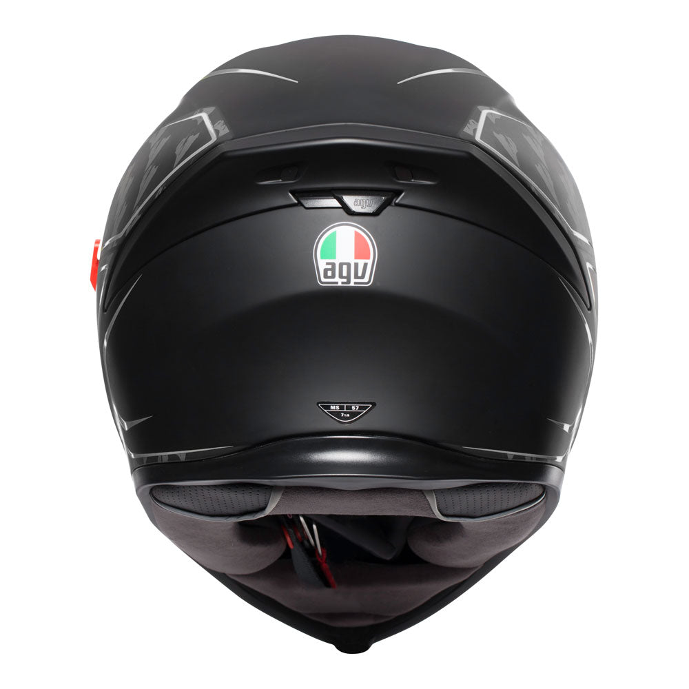 AGV K5 - TORNADO MATT BLACK/SILVER